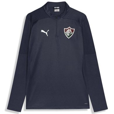 Blusão Fluminense Treino 1/4 Zip Top Navy 2026 Puma